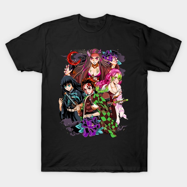 Hashira Team T-Shirt by Heymoonly